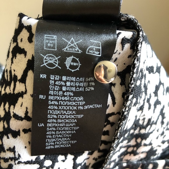 H&M Sheath dress scoop neck keyhole back sleeveles Cut Out C - Picture 7 of 9